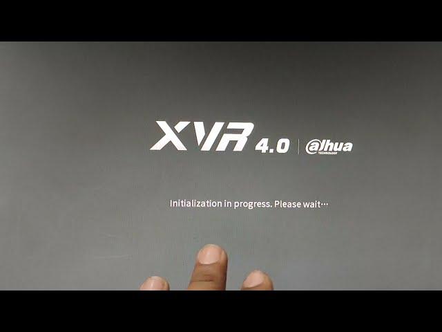 dahua dvr nvr no signal Screen black  / Dahua 4.0  DVR XVR after logo black hang screen solution