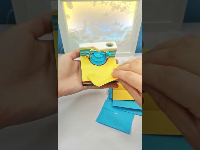 New notepaper style？luxury desktop decor paper craft decompressed 3D memo pad for sale#siweme3dmemo