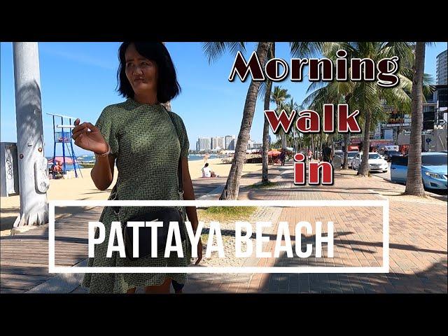 MORNING WALK IN PATTAYA BEACH | PATTAYA | THAILAND | WALKVLOG MEDIA