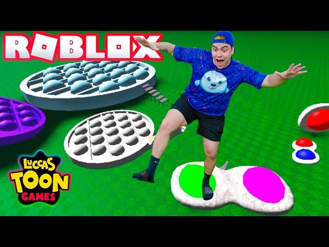 LUCCAS NETO ENTROU NO MUNDO DOS FIDGET TOYS NO ROBLOX!!! ZEROU O JOGO!!!!