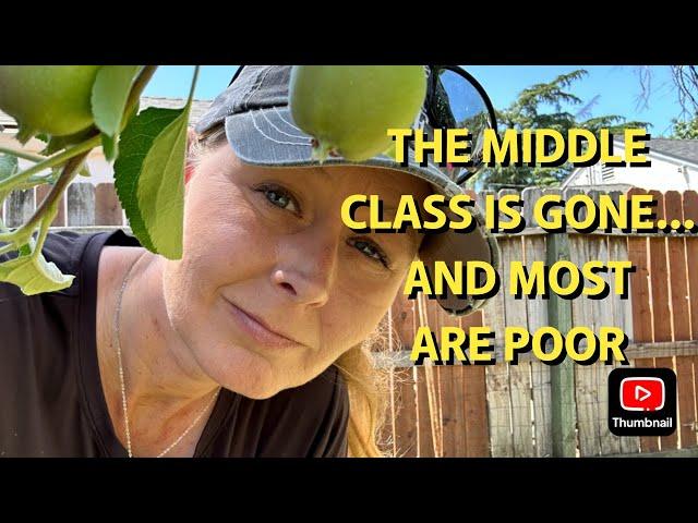 MIDDLE CLASS IS GONE. IT'S ONLY THE RICH OR POOR AT THIS POINT