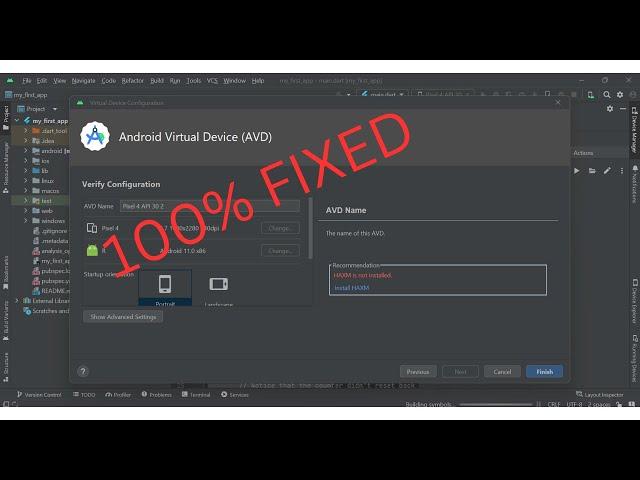 Intel HAXM Installation issue 100% fixed in Android Studio( How to create AVD in Android Studio)