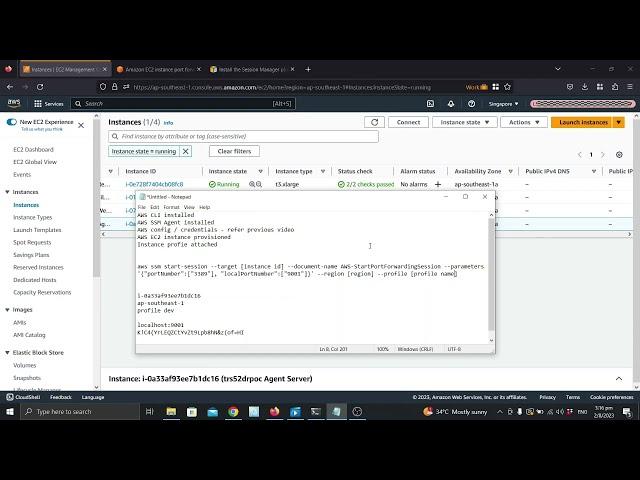 Connect to EC2 Instance using AWS SSM Port Forwarding