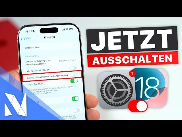 iOS 18 Einstellungen, die du SOFORT ausschalten solltest! (neue Einstellungen) | Nils-Hendrik Welk