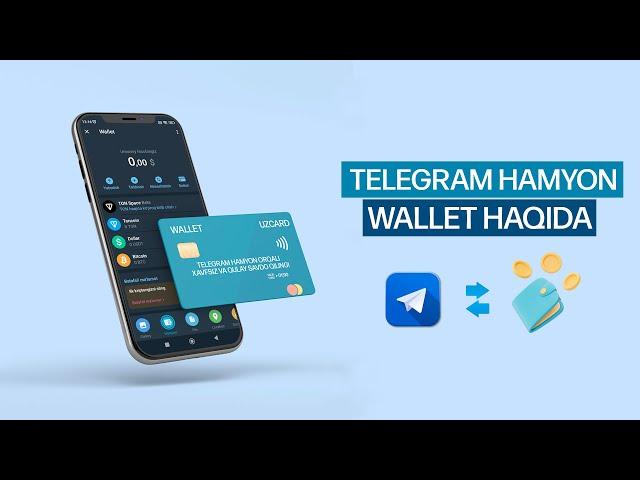 TELEGRAM HAMYONDAN (WALLET) FOYDALANISHNI O'RGANING!