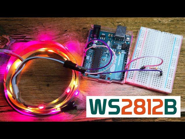 How to use WS2812B RGB LED strip with Arduino | ws2811 ws2812 ws2813 ws2815 sk6812 sk9822 neopixel