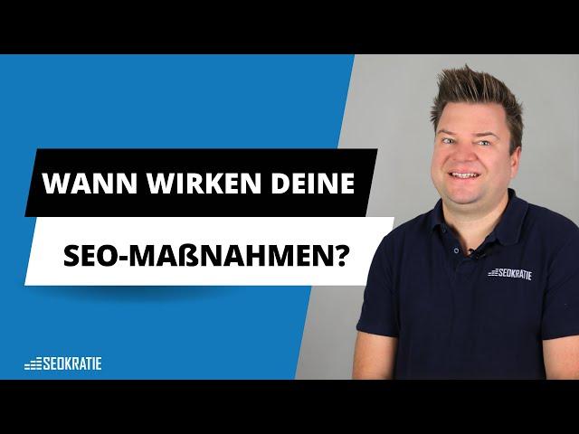 Dauer SEO: Wann und wie schnell siehst Du Resultate