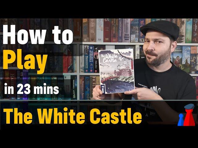 How to play The White Castle boardgame - Full teach + Visuals - Peaky Boardgamer