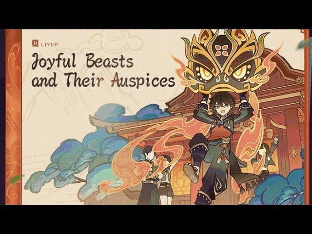 【Genshin Impact 4.4 OST】 - Joyful Beasts and Their Auspices Lantern Rite Mini game OST