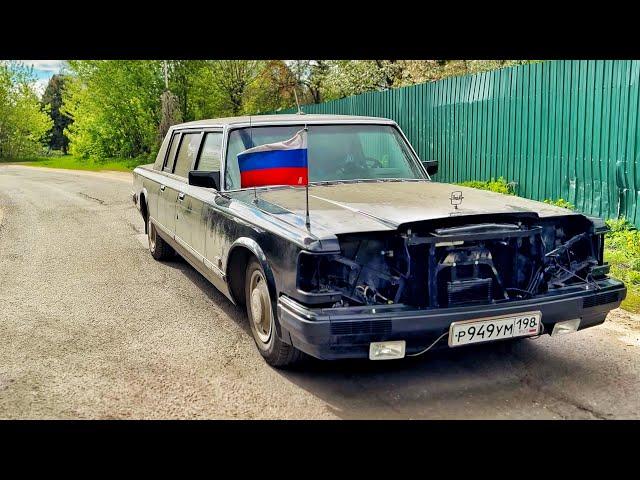 ЗИЛ ЛИМУЗИН. НОВЫЙ МОТОР. ПЕРВЫЙ ВЫЕЗД