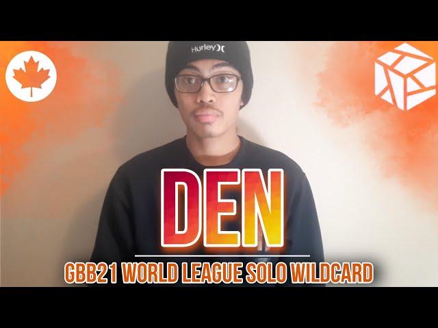 DEN | Grand Beatbox Battle 2021: World League Solo Wildcard | Feel It Still