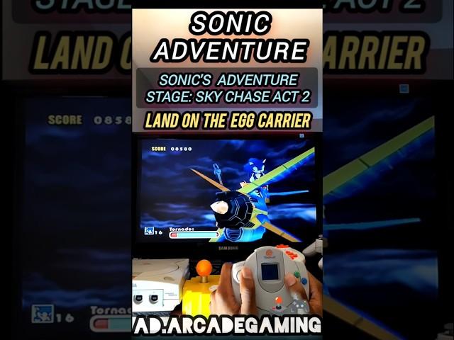 Sonic Adventure: Action Stage Sonic & Tails Chase Dr.Eggman Egg Carrier - Sky Chase Act 2