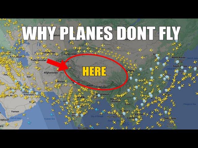 Why planes don't fly over these locations | Secret Revealed