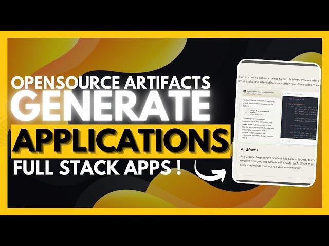 E2B AI Artifacts: Generate Full-Stack Apps For FREE - (Claude 3.5 Sonnet)