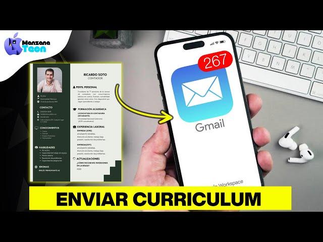 como ENVIAR un CURRÍCULO por CORREO ( Gmail )2024 