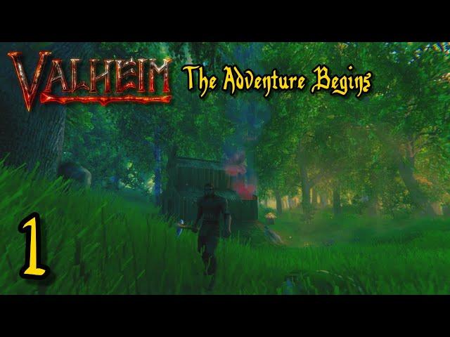 The Adventure Begins! | Valheim Solo Playthrough Episode 1