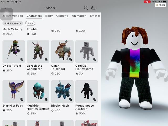 Buying korblox and toy animation 