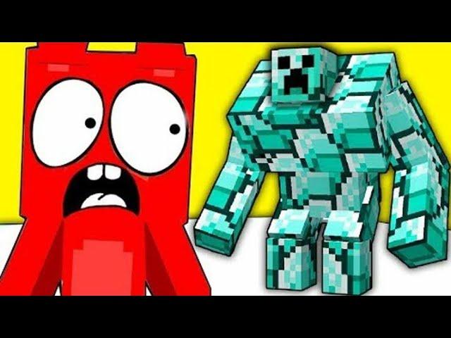 ЖЕЛЕЙНЫЙ МИШКА ПРОТИВ МУТАНТ ИЗ АЛМАЗОВ В МАЙНКРАФТ ~ ИСПЫТАНИЯ МУЛЬТИК MINECRAFT ! МЕДВЕДЬ НУБ