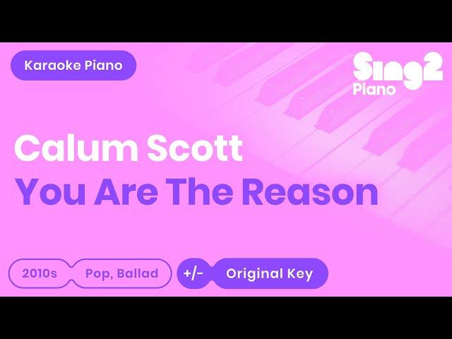 Calum Scott - You Are The Reason (Karaoke Piano)