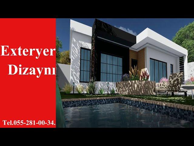 Modern dizayn 1 mərtəbəli.Modern design 1 storey