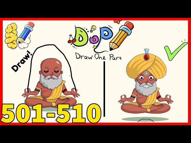 DOP Draw One Part Level 501 502 503 504 505 506 507 508 509 510 Solution or Walkthrough