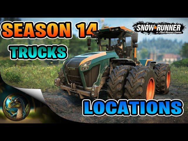 Snowrunner Trucks & Upgrades Locations Season 14