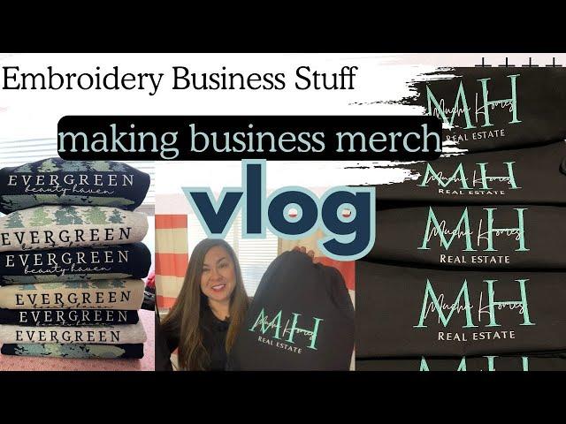 MACHINE EMBROIDERY BUSINESS VLOG