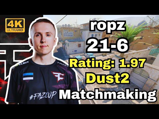 ropz (21-6) Matchmaking Dust2 POV | Oct 6, 2024 #cs2 #pov