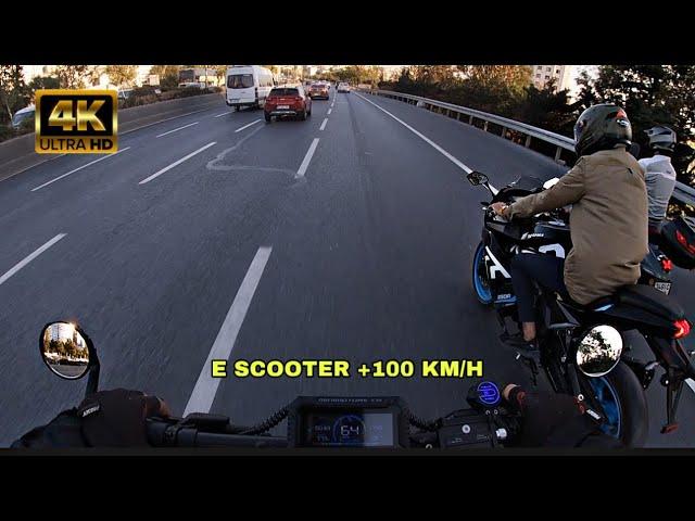 120 km/h E-scooter vs 250 cc motorcycle / Dualtron Thunder 3 (POV RİDE)