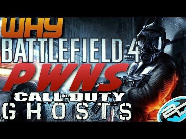 Why "Battlefield 4" PWNS "Call of Duty Ghosts" - BF4 Vs COD Ghosts (Gameplay/Commentary)