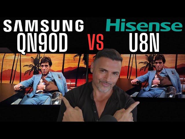 SAMSUNG QN90D VS HISENSE U8N Quantum Dot Mini-Led Battle!