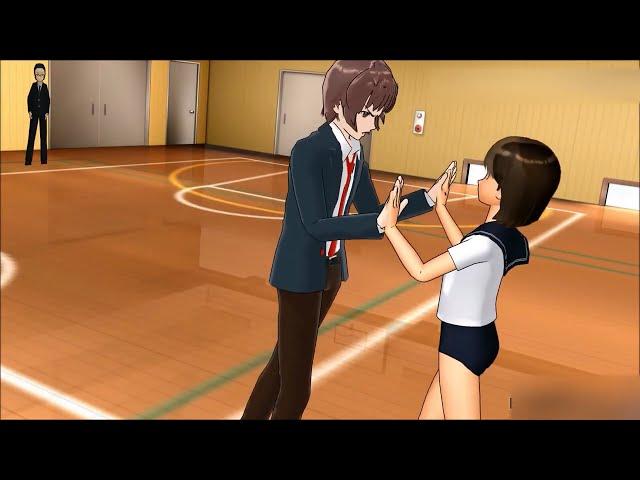 MMD giantess - Mixed wrestling, girl vs boy