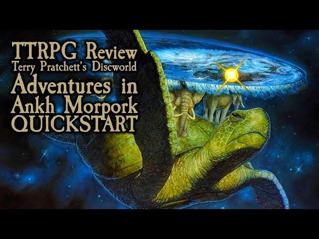 #TTRPG Review - Terry Pratchett's Discworld Adventures in Ankh Morpork Quickstart