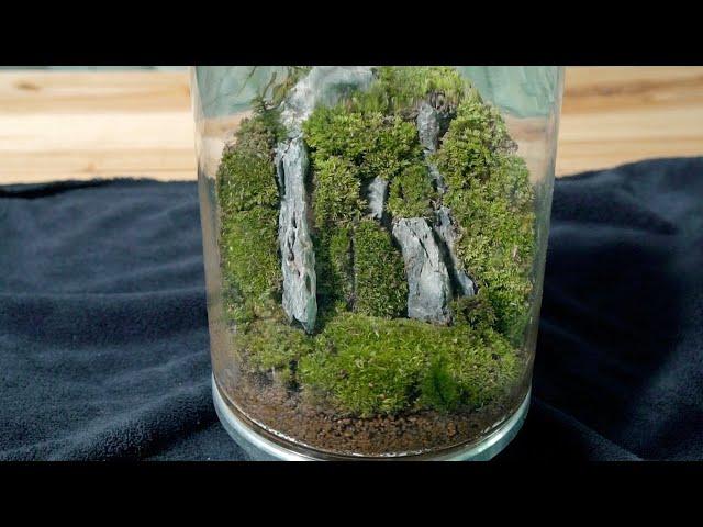 45 Miniscape - Cliff ( How to make mini bonsai )