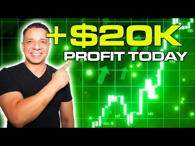 +$20K PROFIT Today across all my Prop Firm accounts - Trade Recap