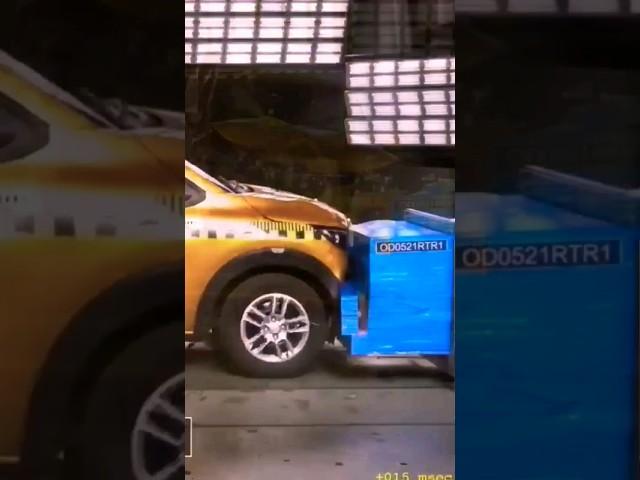 Renault triber durability test safety rating 3/5