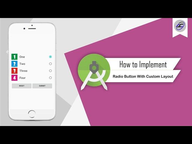 How to Implement Radio Button With Custom Layout in Android Studio | RadioGroupPlus | Android Coding