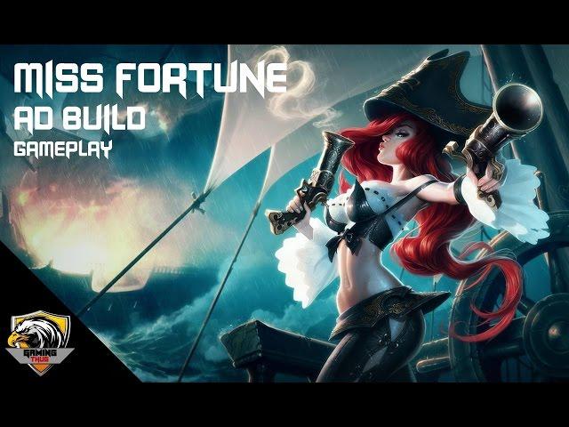 League of Legends - Miss Fortune AD BUILD - Aram Gameplay!