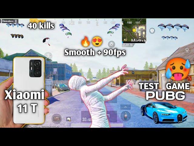 Xiaomi 11T test game PUBG Ultra 90 FPS Performance PUBG MOBILE