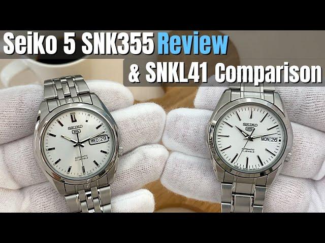 Seiko 5 SNK355 REVIEW | Best dressy Seiko 5? Seiko SNKL41 Comparison