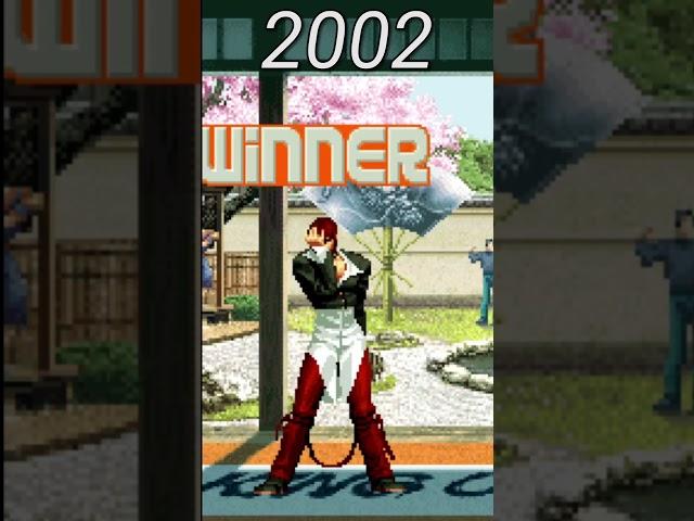 Iori Yagami laugh evolution [The King of Fighters 1995-2021] #Shorts