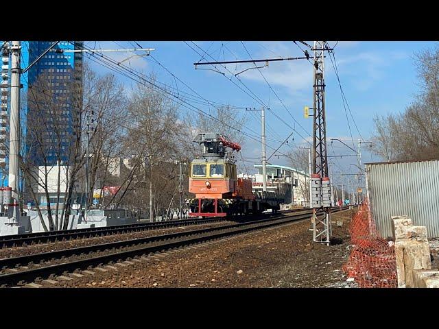 "Редкий гость в этих краях!" Мотовоз МПТ4 - 1139 с одним вагоном платформой.