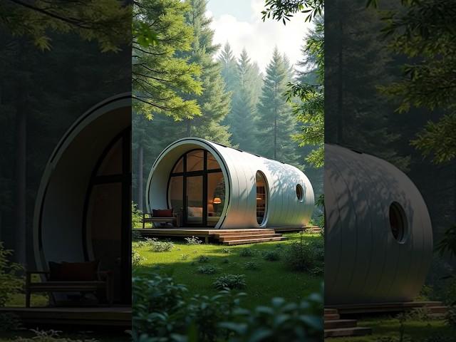 Living in a Futuristic Capsule House!  | Minimalist Off-Grid Home