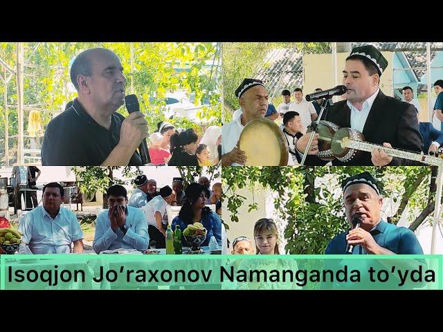 Isoqjon Jo’raxonov Namanganda to’y xizmatida