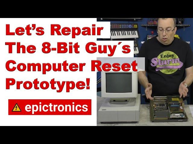 The mystery is solved Let's repair the 8-bit guy "Found at Computer Reset" IBM Executive Workstation