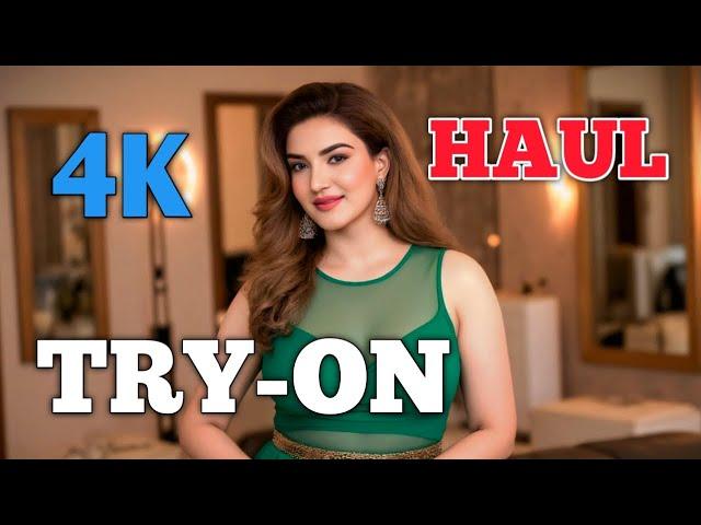 Transparent Bikini Try-On Haul 2025 | Get Ready With Me Lingerie Try-On Haul | See Through Dress 4K