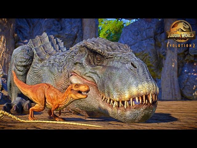 DINOSAUR SURVIVAL P11 - BABY REX'S MASTER PLAN TO ATTACK THE GIGA AND ALLOSAURUS | JWE2