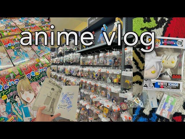 anime vlog: manga signing event, bookoff nyc, figures