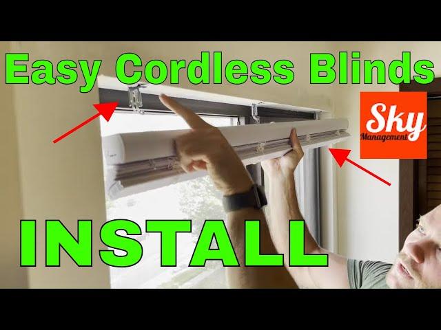 How to Install Cordless Blinds