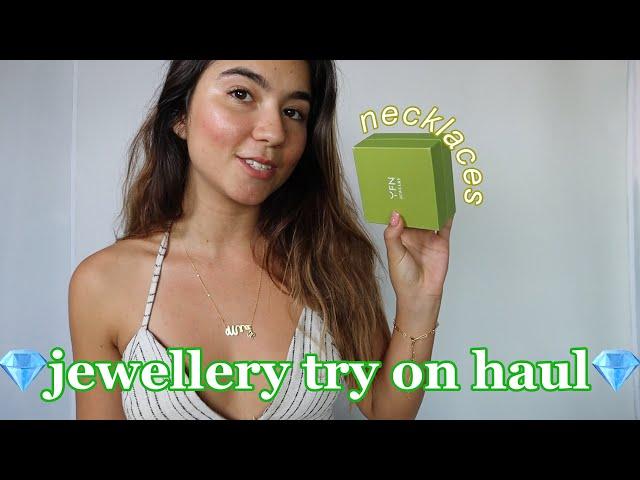 JEWELLERY HAUL + UNBOXING REVIEW // yfn jewellery 